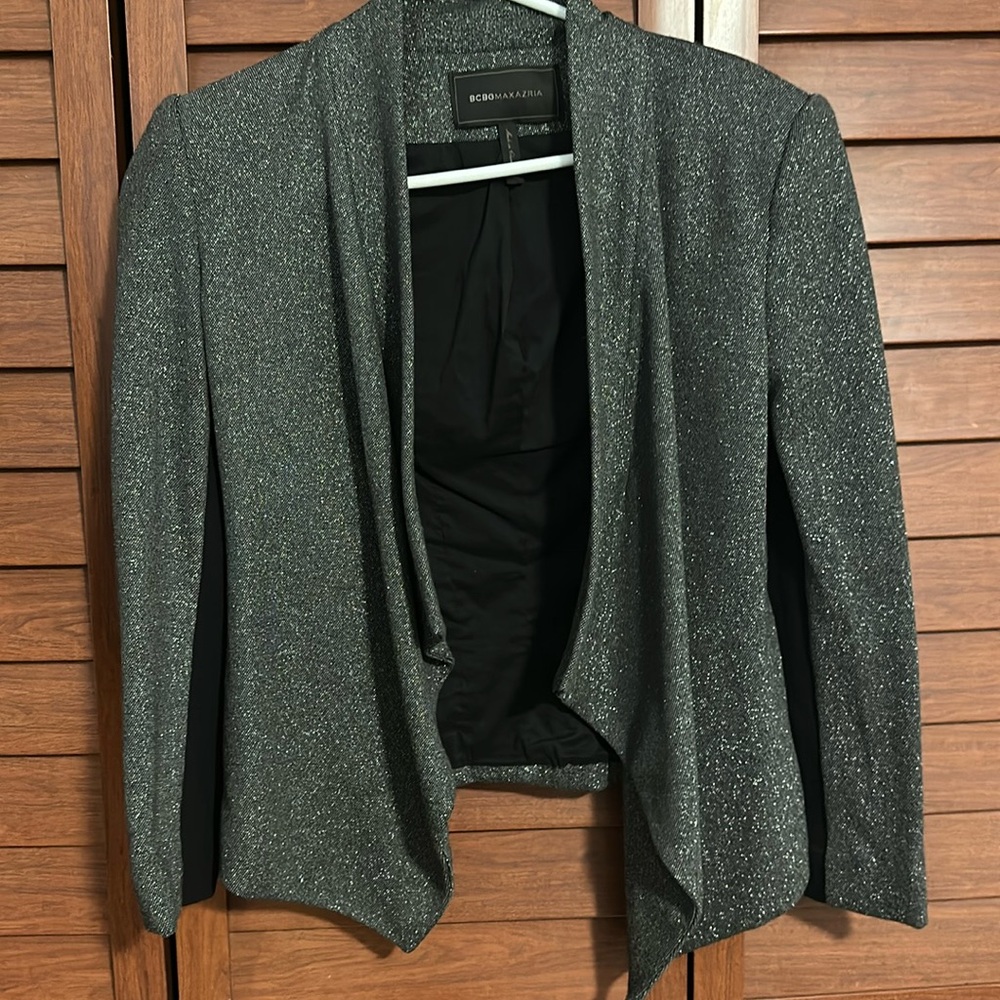 Glitter fitted blazer